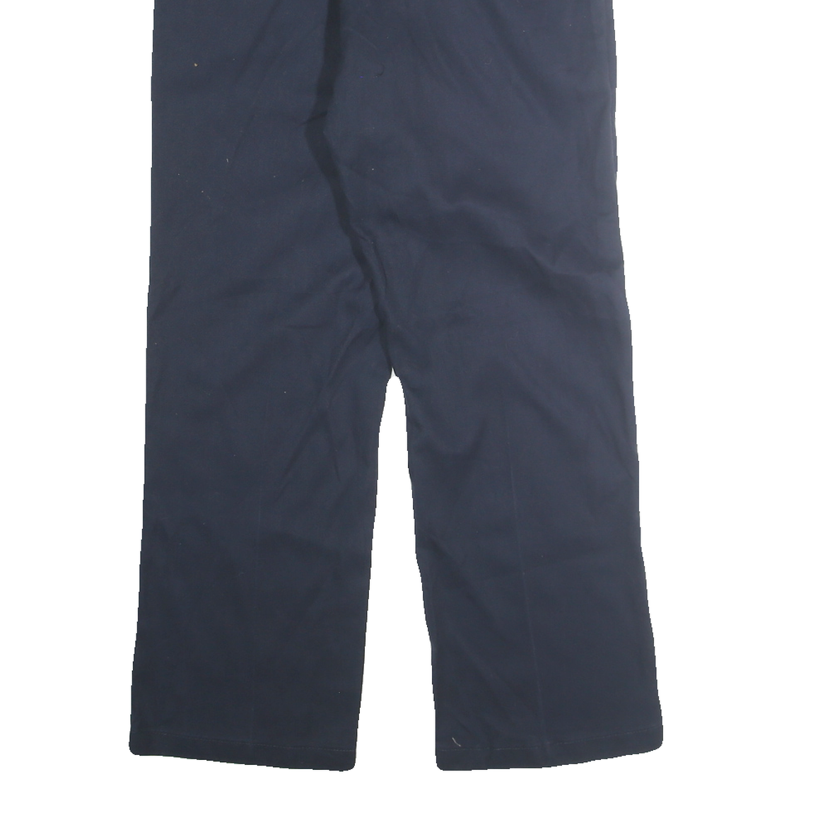 DICKIES Mens Regular Fit Navy Blue Cotton Blend Trousers W32 L28 Workwear Casual