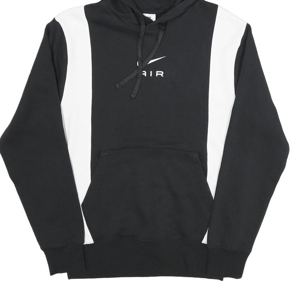NIKE Mens Black & White Air Pullover Hoodie XS Sporty Streetwear