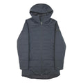 BERGHAUS Womens Black Outdoor Jacket UK 12 Polyester Blend Zip Hooded Quilted