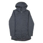 BERGHAUS Womens Black Outdoor Jacket UK 12 Polyester Blend Zip Hooded Quilted