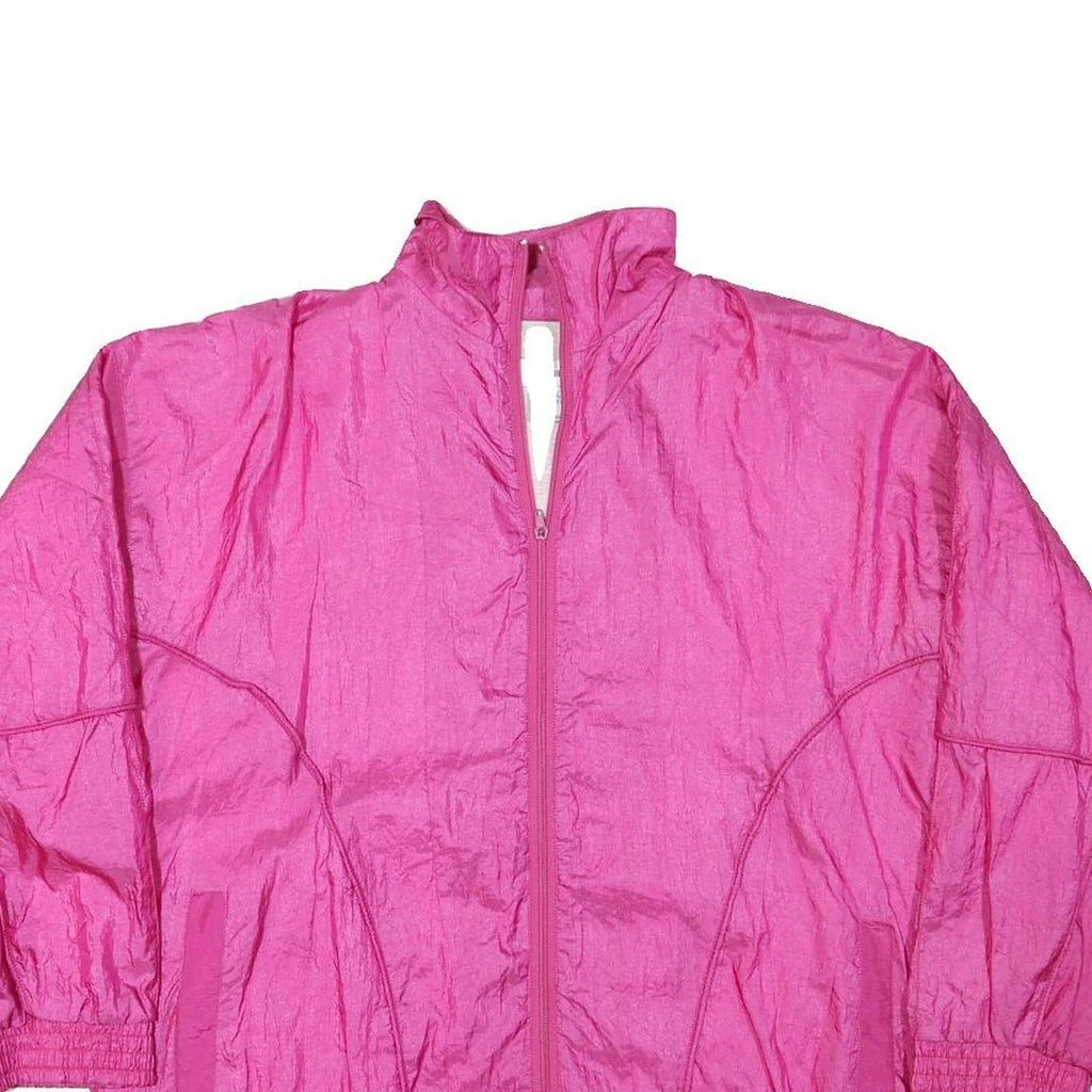 LAUREN BROOKE Womens Pink Jacket 2XL Polyester Blend Zip Plain Casual