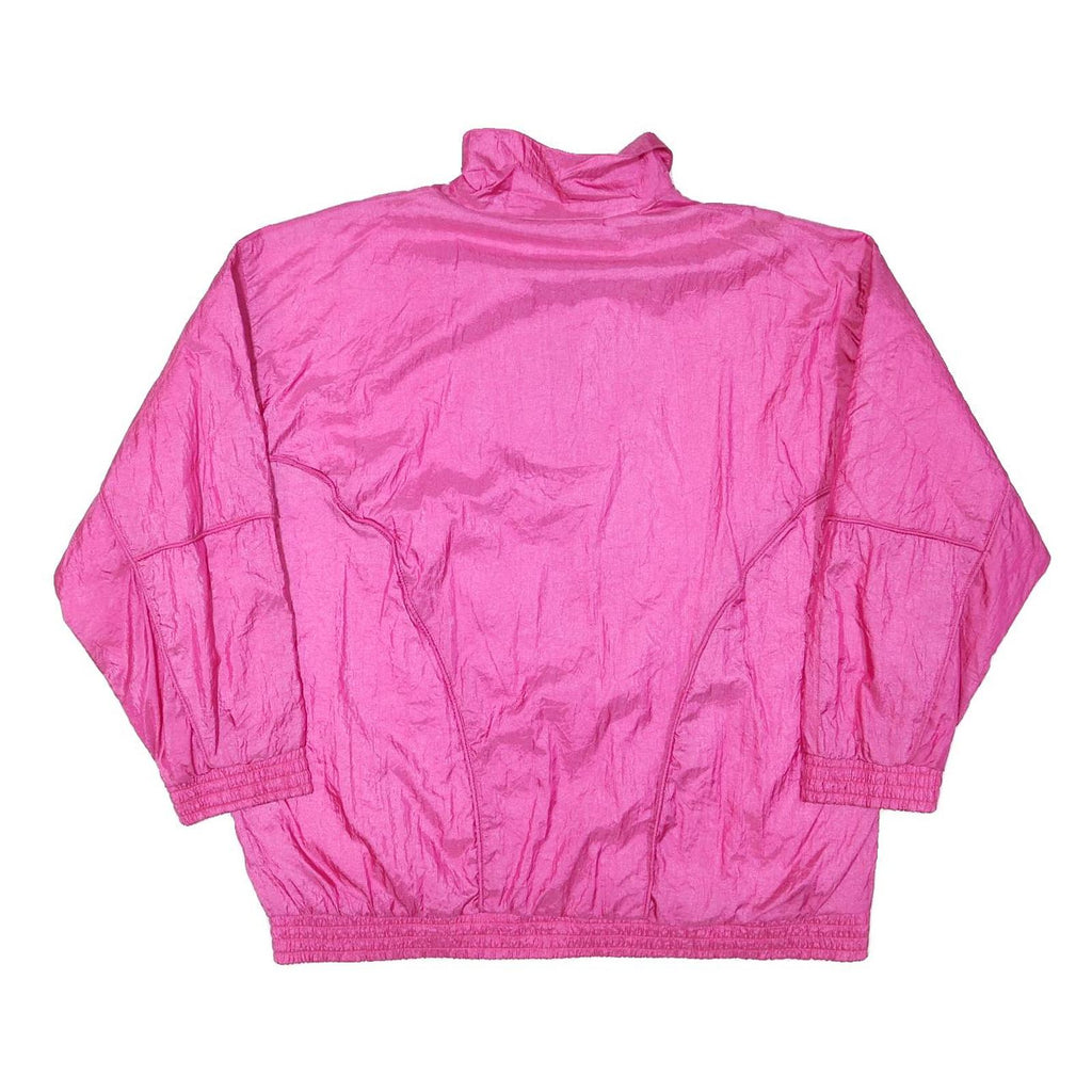 LAUREN BROOKE Womens Pink Jacket 2XL Polyester Blend Zip Plain Casual