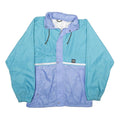 AQUA GUARD Mens Blue & Lilac Waterproof Jacket L Polyamide Blend Plain