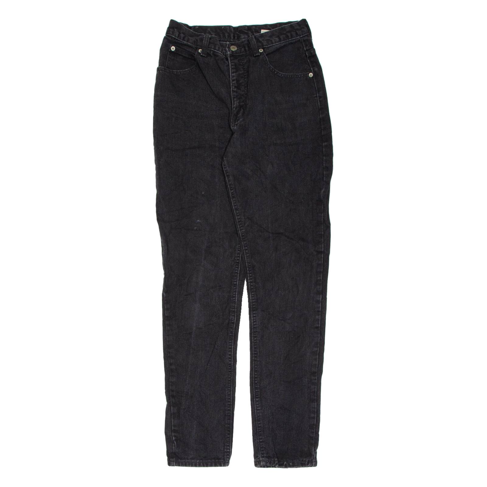 CALVIN KLEIN JEANS Womens Jeans Black Slim Straight W26 L30