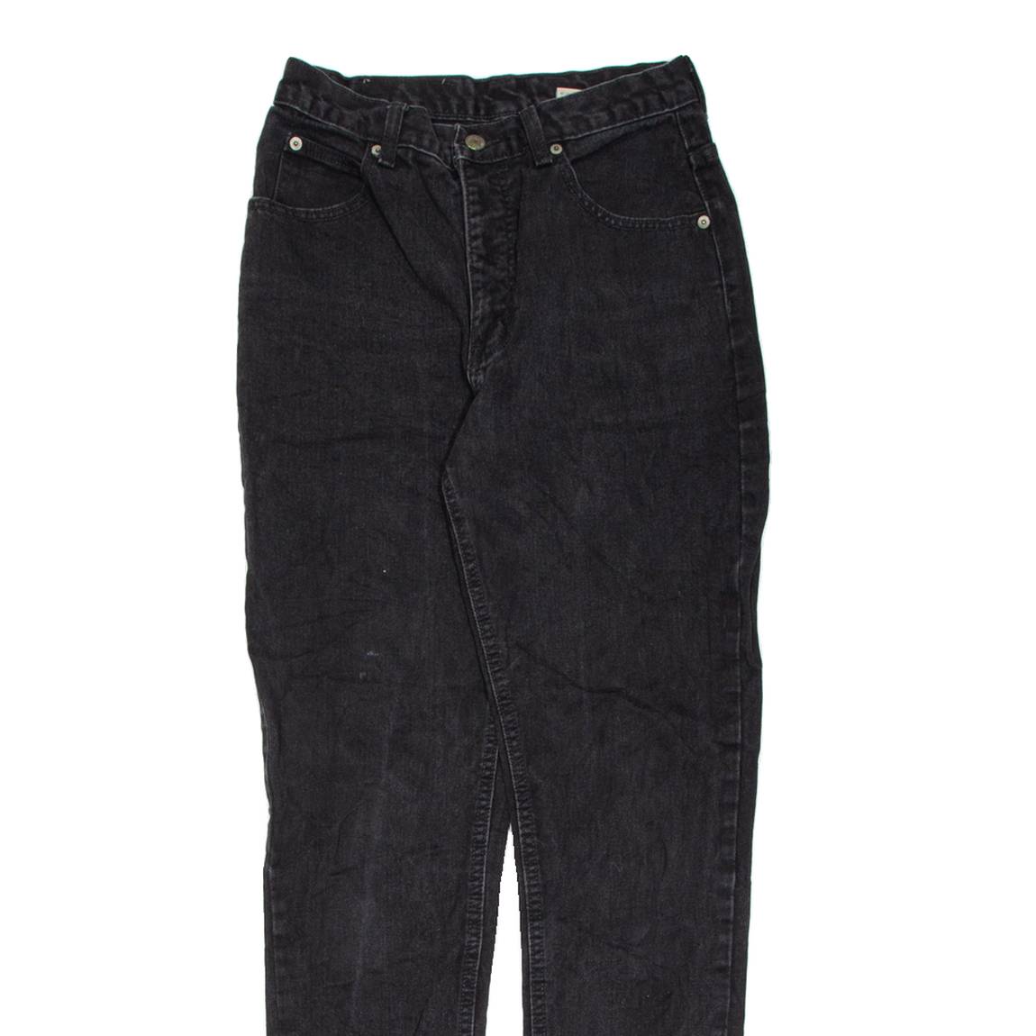 CALVIN KLEIN JEANS Womens Jeans Black Slim Straight W26 L30