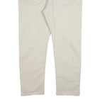 LEVI'S Mens Regular Fit Beige Cotton Blend Trousers W38 L30 Zip Closure Classic