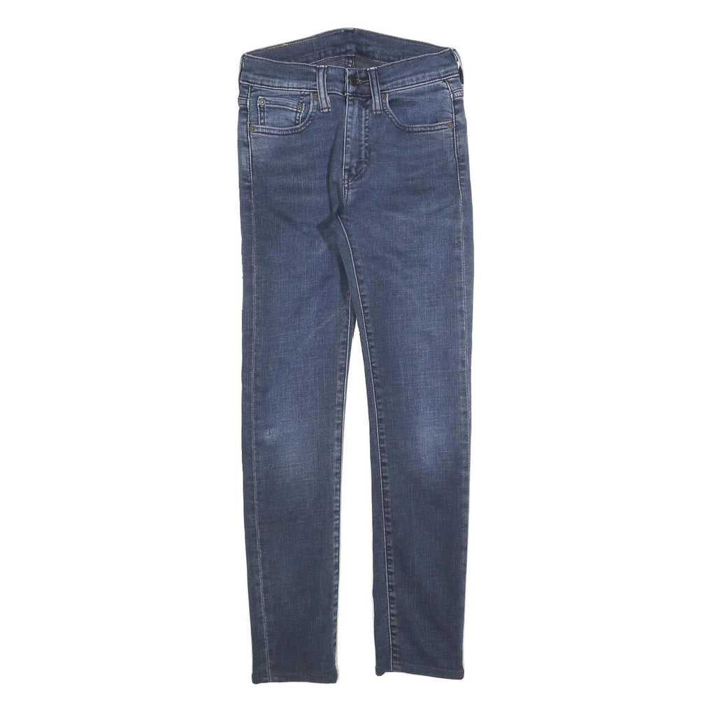 LEVI'S 519 Mens Jeans Blue Slim Skinny Denim Medium W26 L27 Zip Pocket Casual