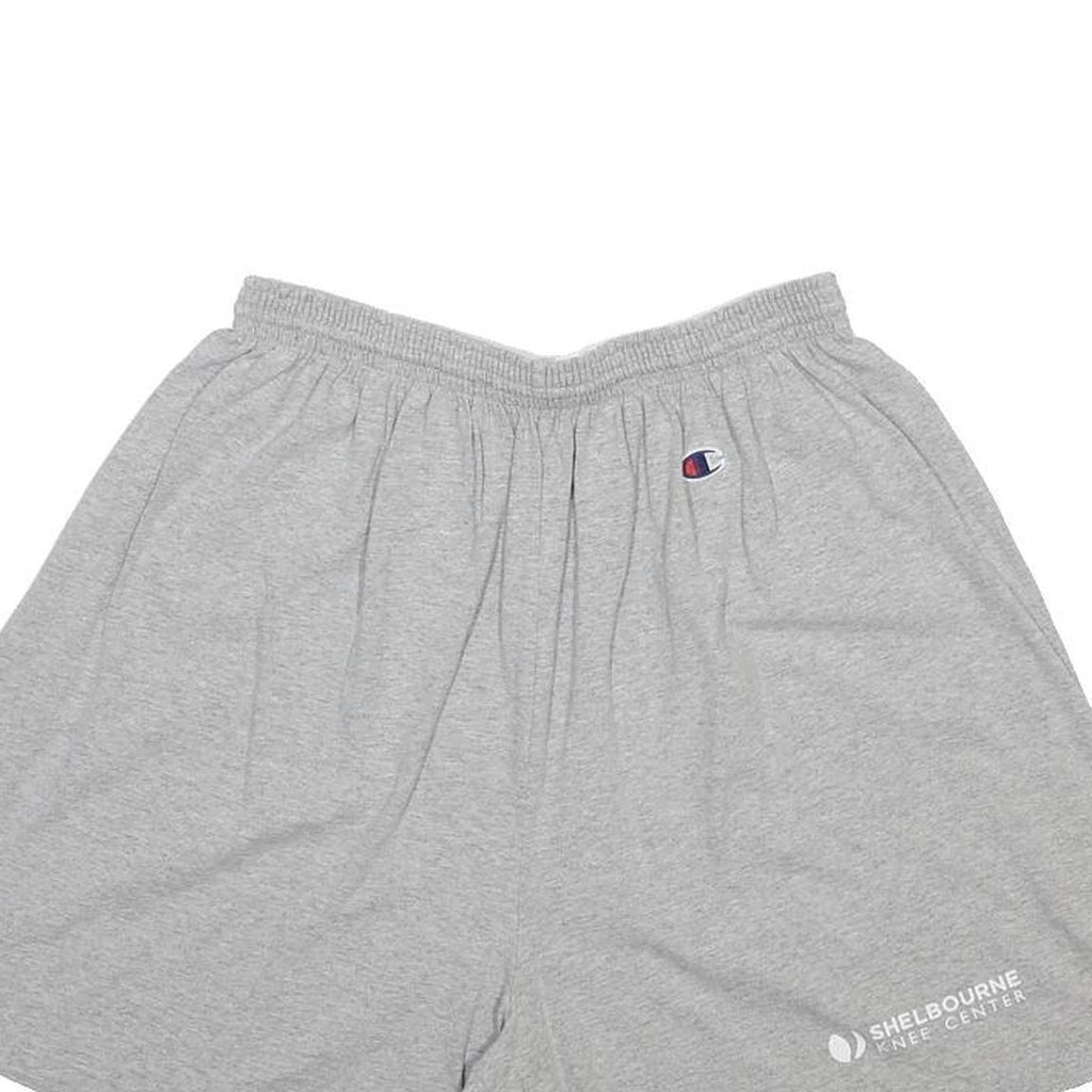CHAMPION Womens Grey Casual Shorts XL W26 Cotton Blend Comfortable
