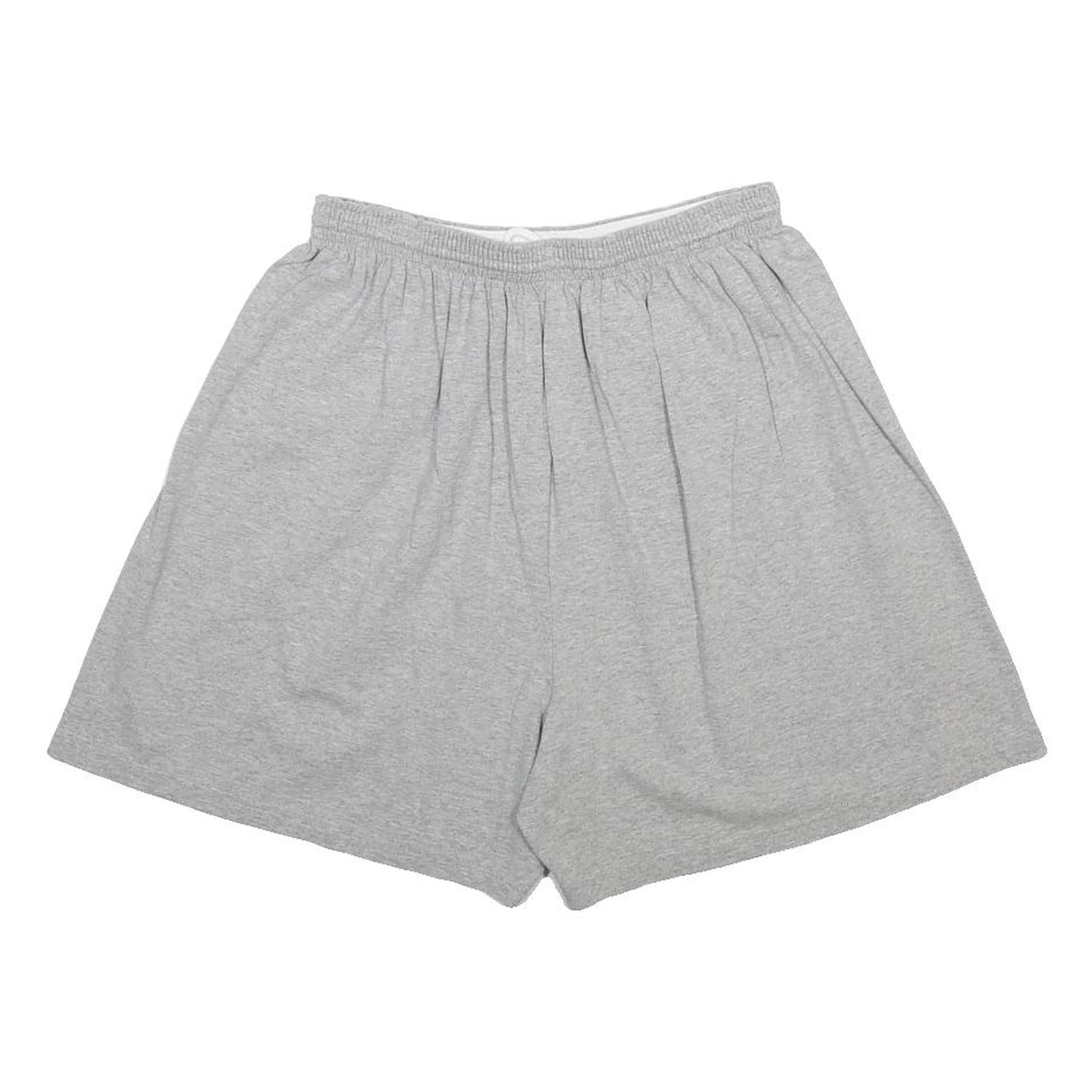 CHAMPION Womens Grey Casual Shorts XL W26 Cotton Blend Comfortable