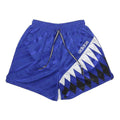 ADIDAS Womens Shorts Blue & White Geometric XS W22 Sports Casual Fit
