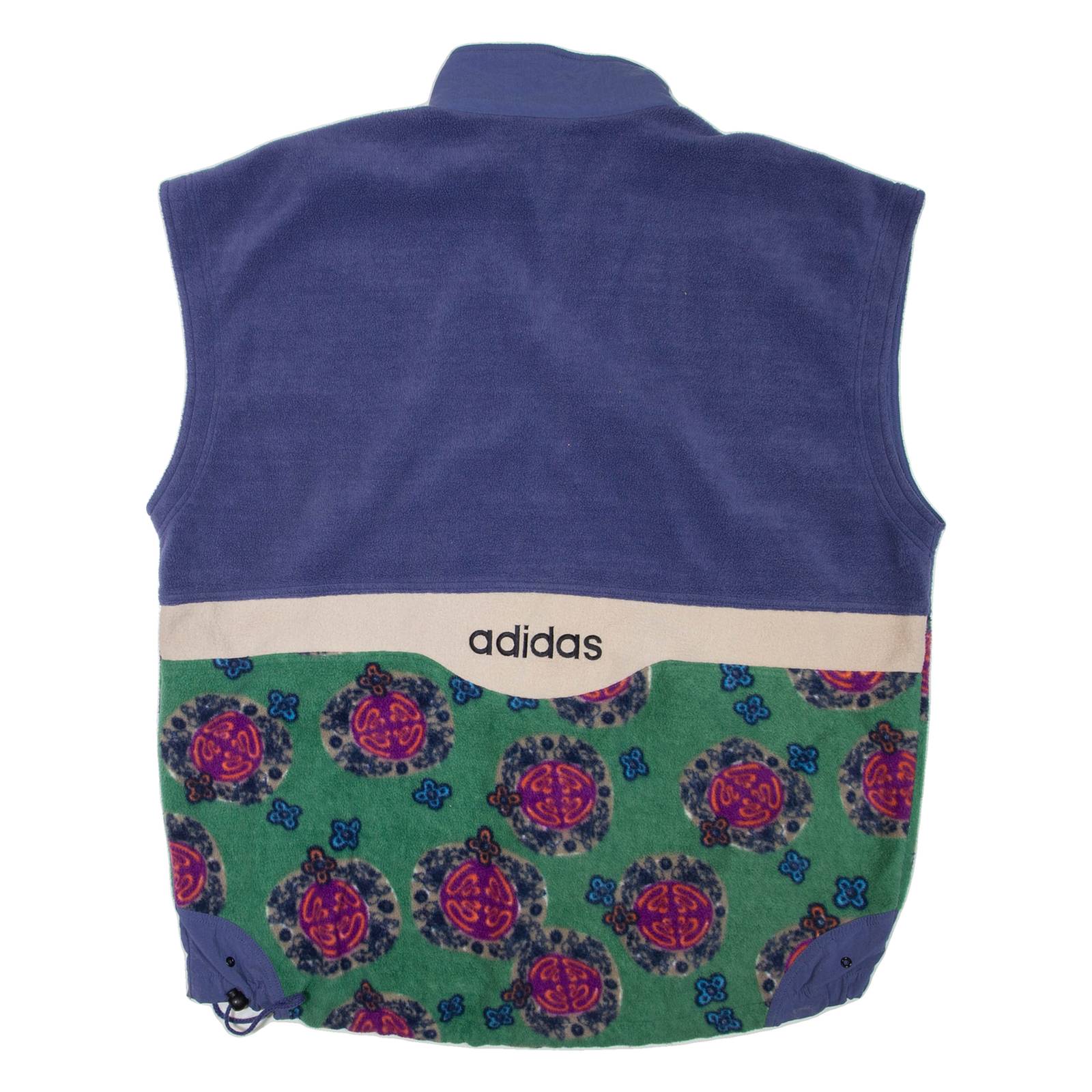 ADIDAS RARE Womens Fleece Jacket Purple XL