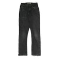 WRANGLER Mens Jeans Black Regular Straight Denim Medium W30 L36 Classic Fit Zip