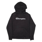 CHAMPION Womens Black Hoodie M