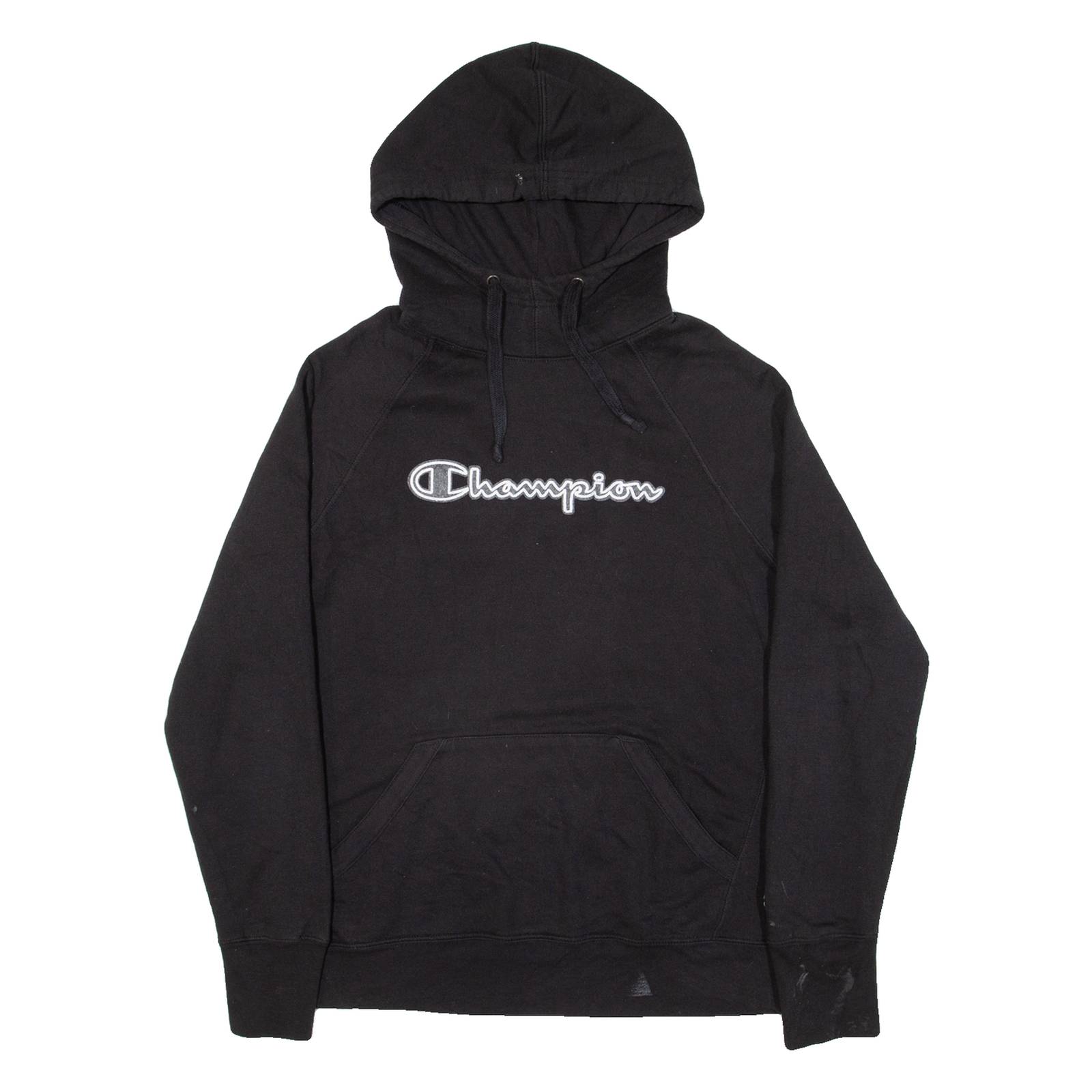 CHAMPION Womens Black Hoodie M