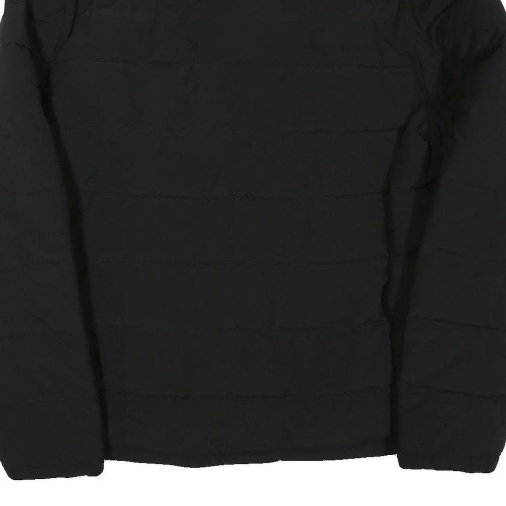 NAUTICA Mens Black Jacket L Polyester Blend Zip Puffer Casual Warm