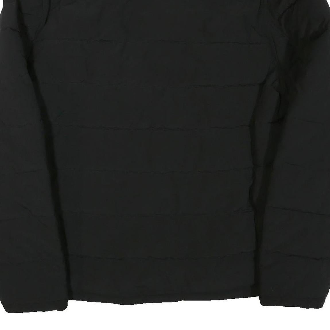 NAUTICA Mens Black Jacket L Polyester Blend Zip Puffer Casual Warm