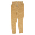 LEVI'S 721 High Rise Womens Corduroy Trousers Brown Slim Skinny W25 L28