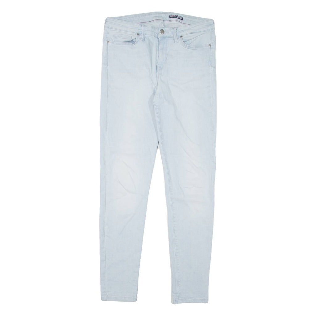 TOMMY HILFIGER Womens Jeans Blue Slim Skinny Stone Wash W28 L29