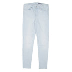 TOMMY HILFIGER Womens Jeans Blue Slim Skinny Stone Wash W28 L29