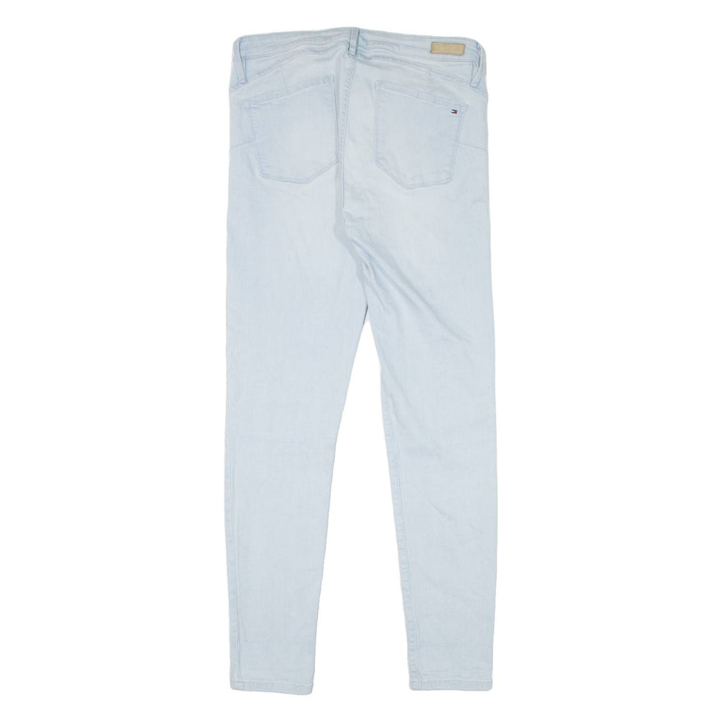 TOMMY HILFIGER Womens Jeans Blue Slim Skinny Stone Wash W28 L29