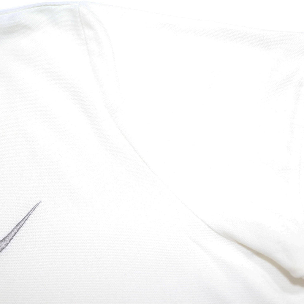 NIKE Mens White Polo Shirt XL Short Sleeve Plain Cotton Classic Casual