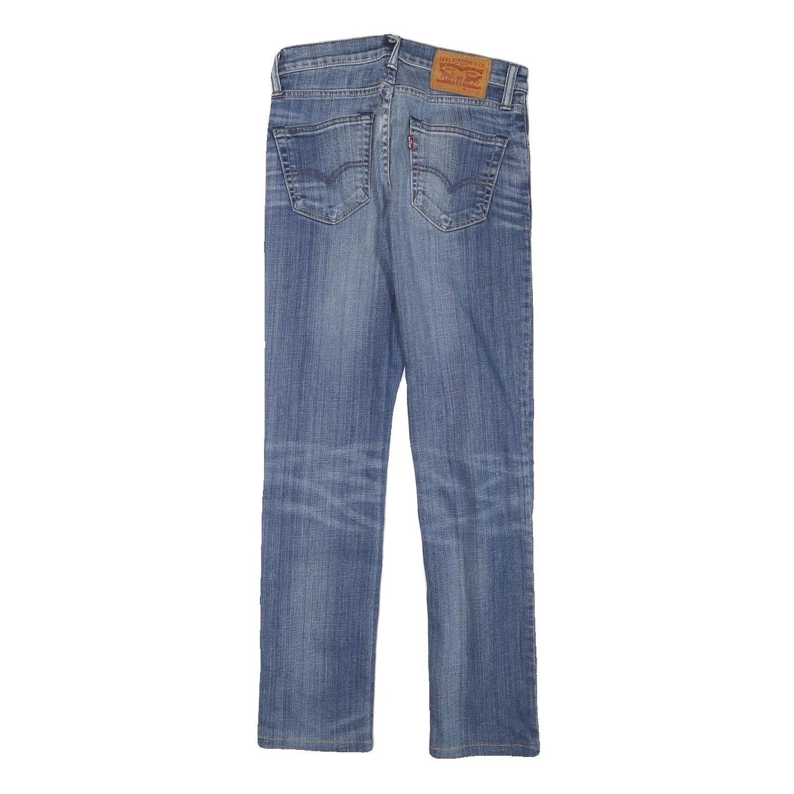 LEVI'S 511 Mens Slim Jeans Blue Denim Medium W26 L28 Classic Cotton Blend