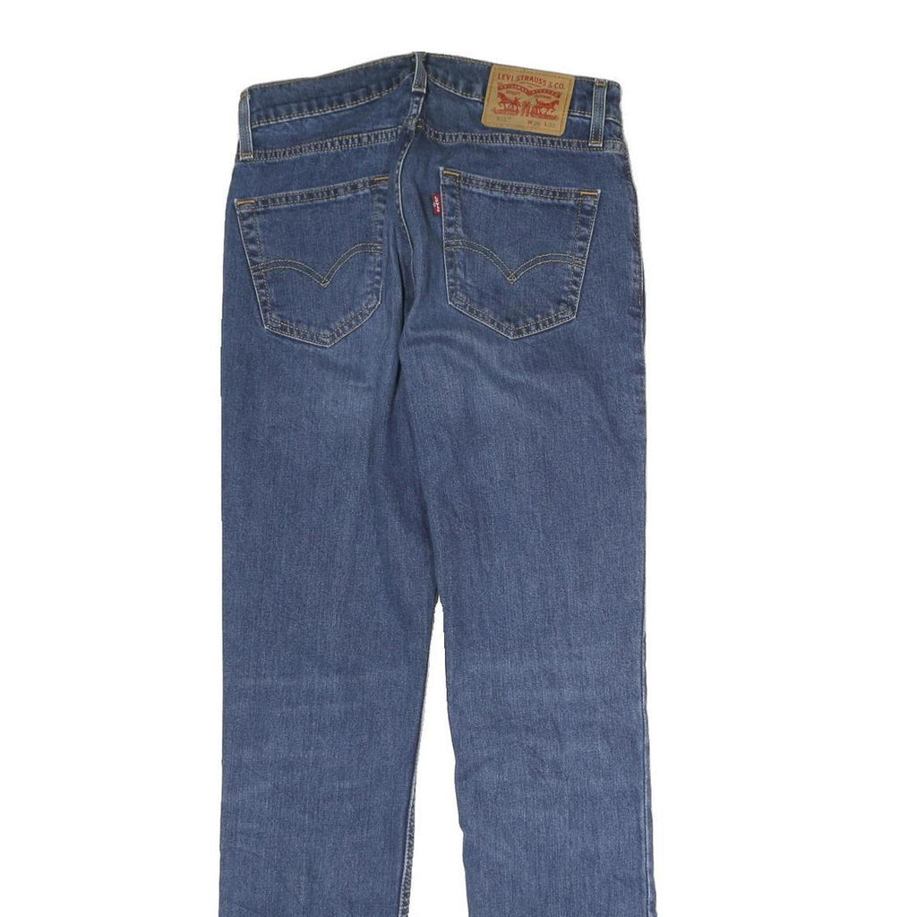 LEVI'S 511 Mens Jeans Blue Slim Straight Denim Medium W27 L31 Stylish Zip