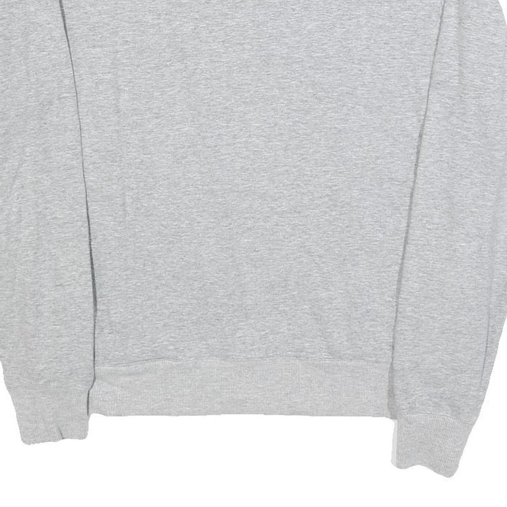 FILA Mens Grey Crew Neck S Embroidered Logo Sweatshirt Cotton Blend