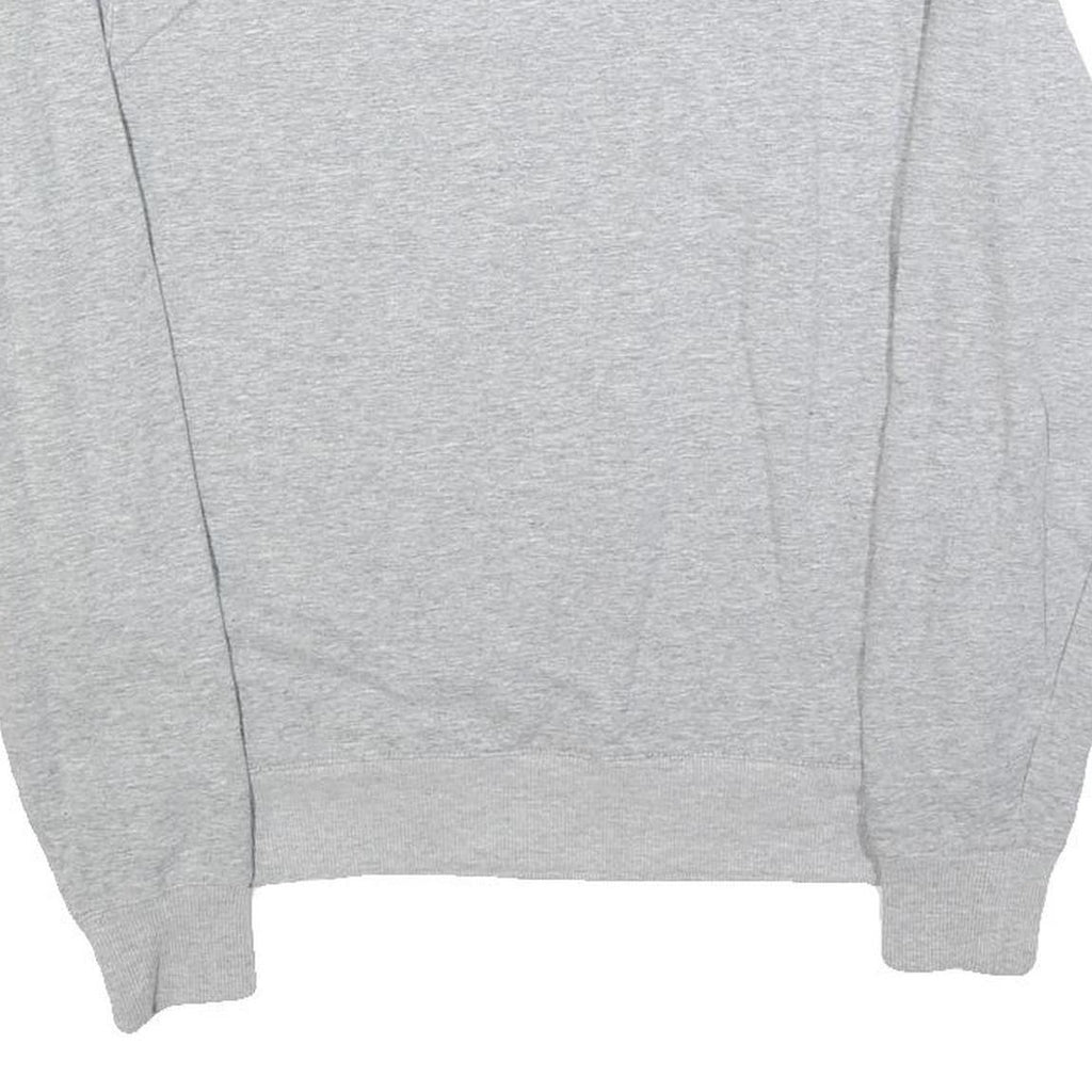 FILA Mens Grey Crew Neck S Embroidered Logo Sweatshirt Cotton Blend