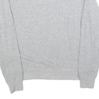 FILA Mens Grey Crew Neck S Embroidered Logo Sweatshirt Cotton Blend