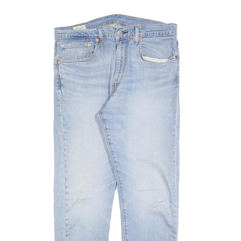 LEVI'S 512 BIG E Mens Jeans Blue Slim Skinny Denim Light W34 L29 Vintage Style