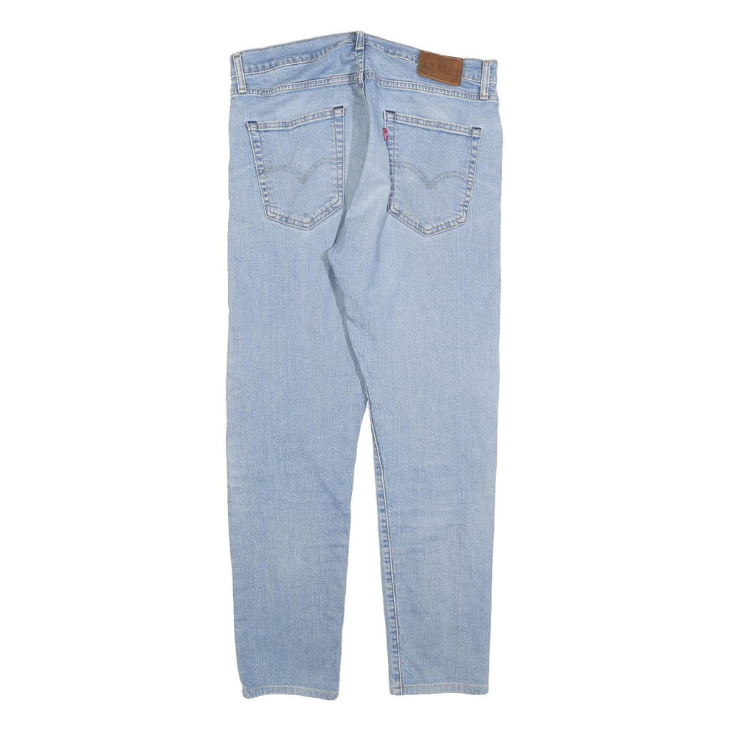 LEVI'S 512 BIG E Mens Jeans Blue Slim Skinny Denim Light W34 L29 Vintage Style