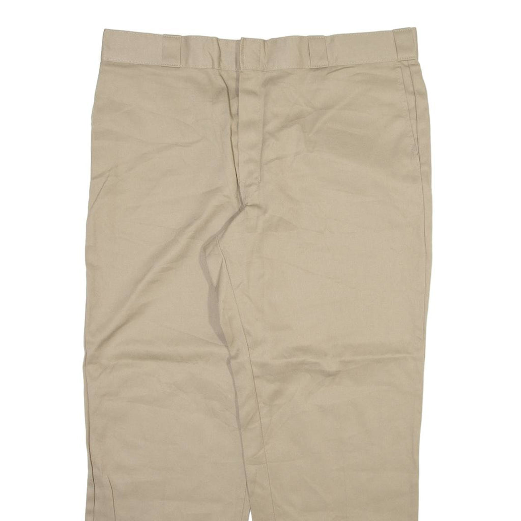 DICKIES 874 Workwear Mens Trousers Beige Regular Straight W40 L30