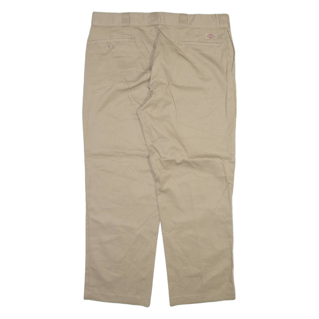 DICKIES 874 Workwear Mens Trousers Beige Regular Straight W40 L30