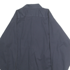 TOMMY HILFIGER Mens Black Classic Cotton Shirt XL Button Down Collar Long Sleeve