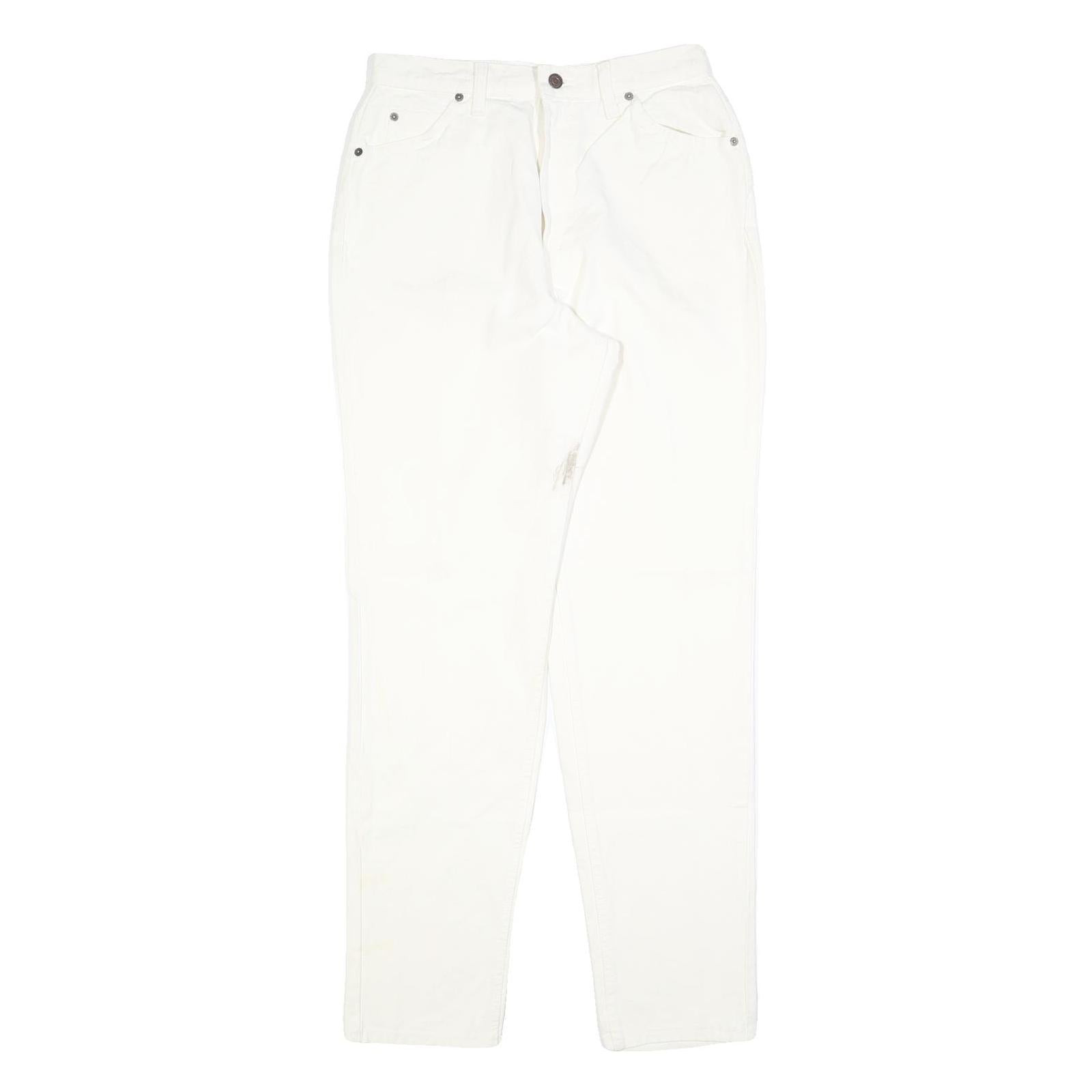 LEVI'S 631 Mens Jeans White Regular Straight Denim W30 L34 Classic Zip Cotton