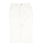 LEVI'S 631 Mens Jeans White Regular Straight Denim W30 L34 Classic Zip Cotton