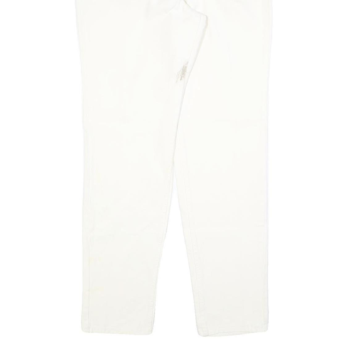 LEVI'S 631 Mens Jeans White Regular Straight Denim W30 L34 Classic Zip Cotton