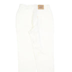 LEVI'S 631 Mens Jeans White Regular Straight Denim W30 L34 Classic Zip Cotton