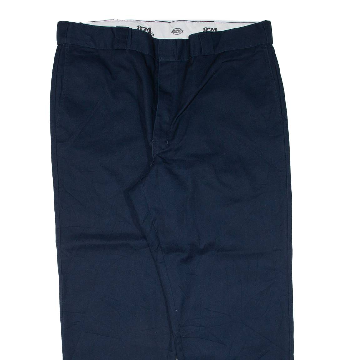 DICKIES 874 Workwear Mens Trousers Blue Regular Straight W40 L28