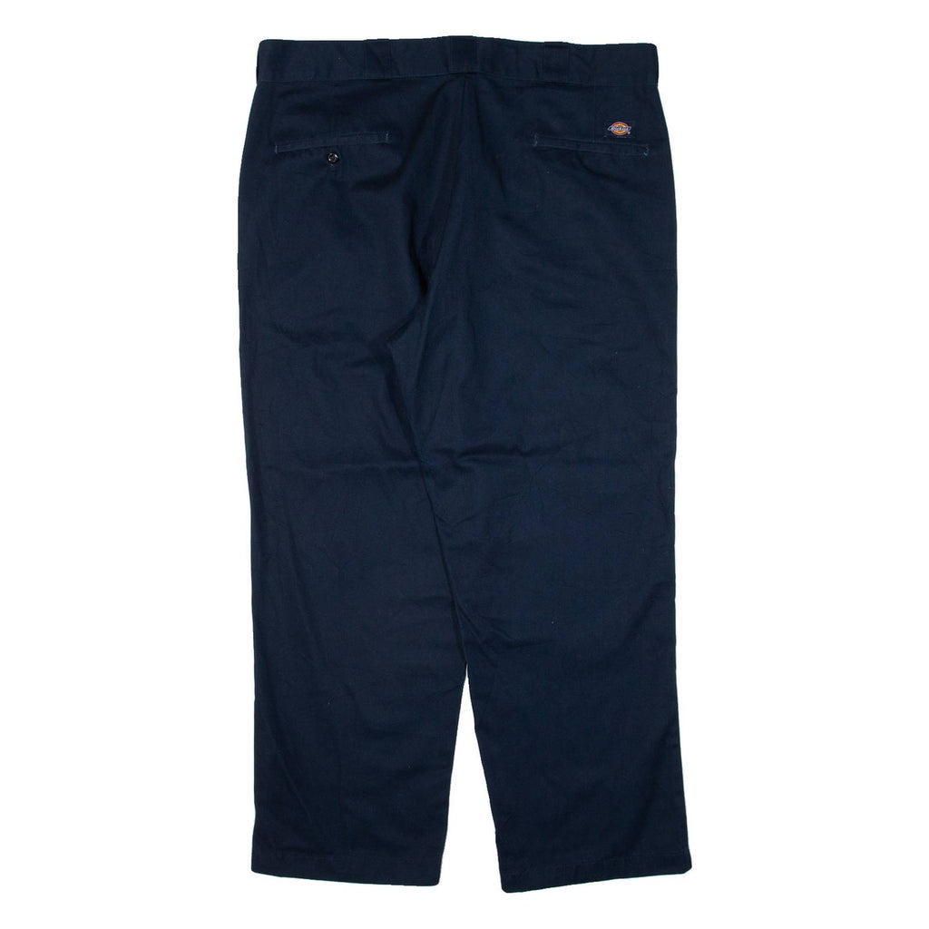 DICKIES 874 Workwear Mens Trousers Blue Regular Straight W40 L28