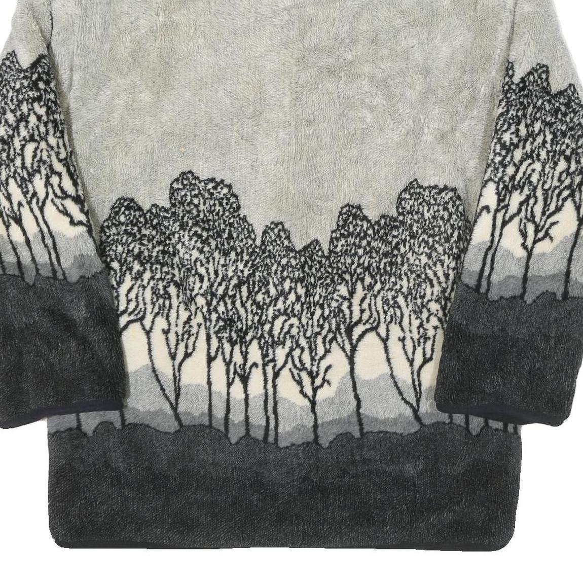 Womens Black Grey Button Jacket XL Polyester Blend Plain Fitted Stylish Winter