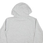 CHAMPION Mens Grey Pullover Hoodie M Embroidered Logo Cotton Blend