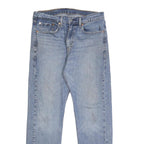 LEVI'S 505 Mens Jeans Blue Regular Straight Denim Medium W32 L30 Classic Fit Zip