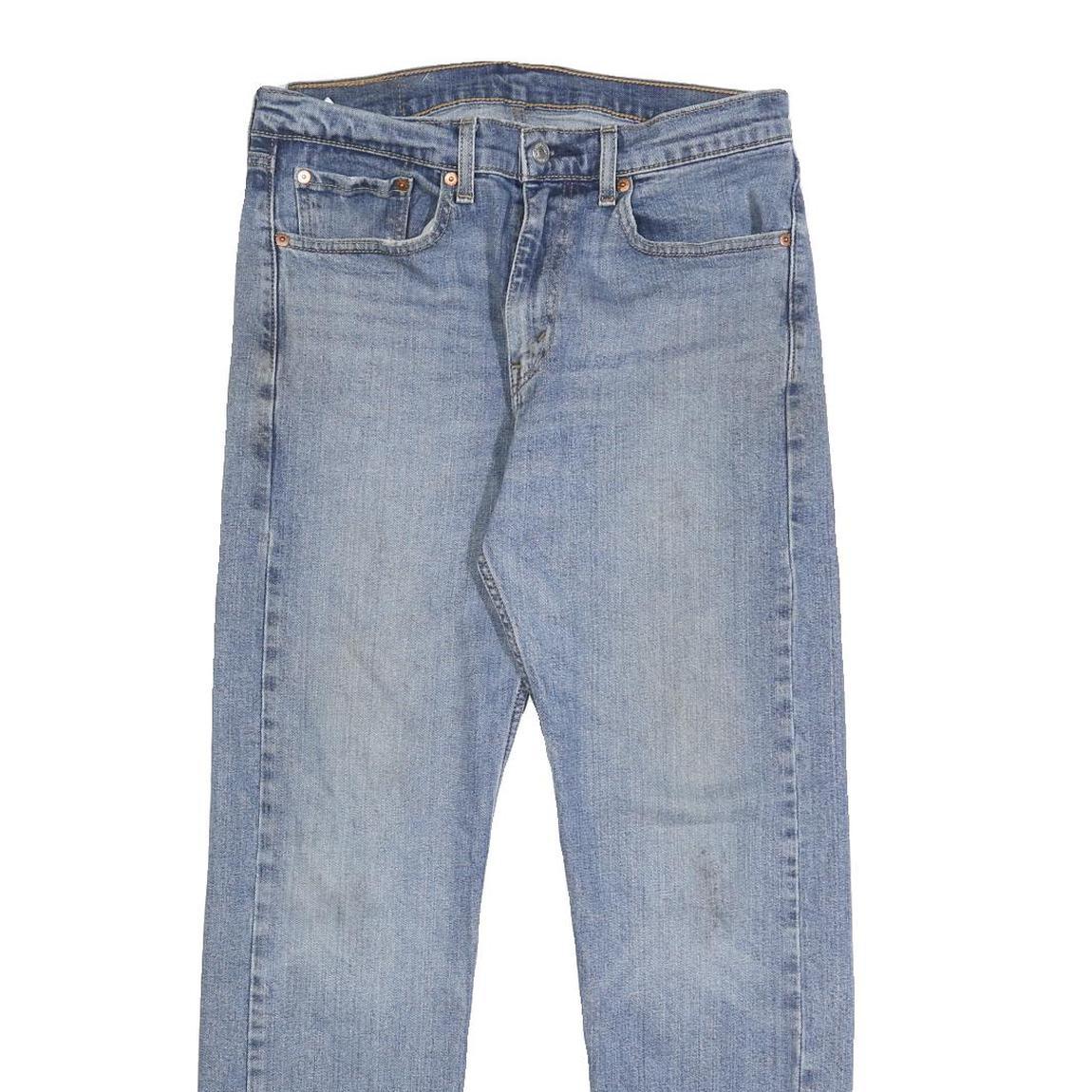 LEVI'S 505 Mens Jeans Blue Regular Straight Denim Medium W32 L30 Classic Fit Zip