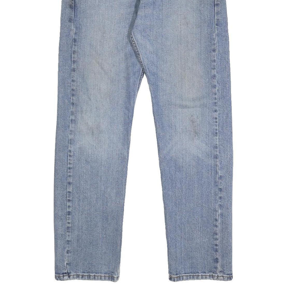 LEVI'S 505 Mens Jeans Blue Regular Straight Denim Medium W32 L30 Classic Fit Zip