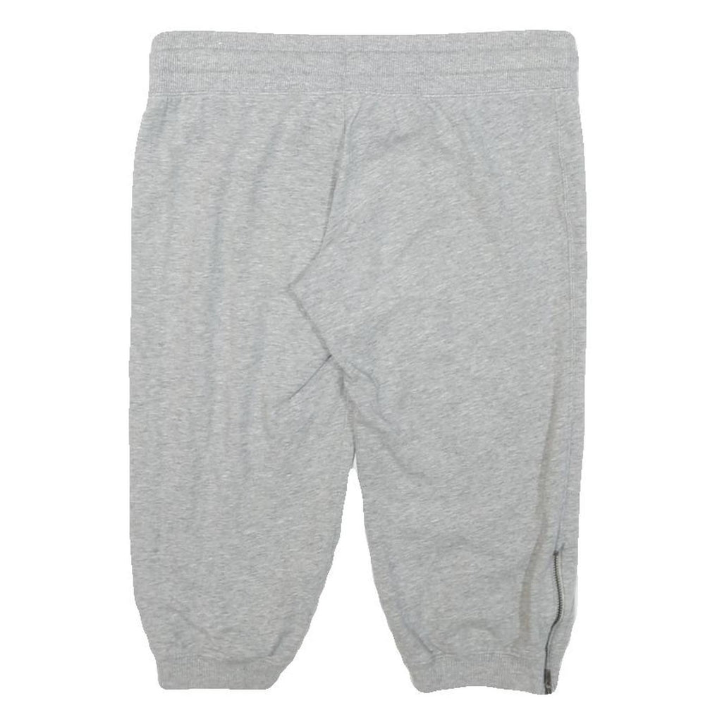 NIKE Womens Shorts Grey Casual S W30 Cotton Blend Comfort Drawstring