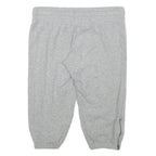 NIKE Womens Shorts Grey Casual S W30 Cotton Blend Comfort Drawstring