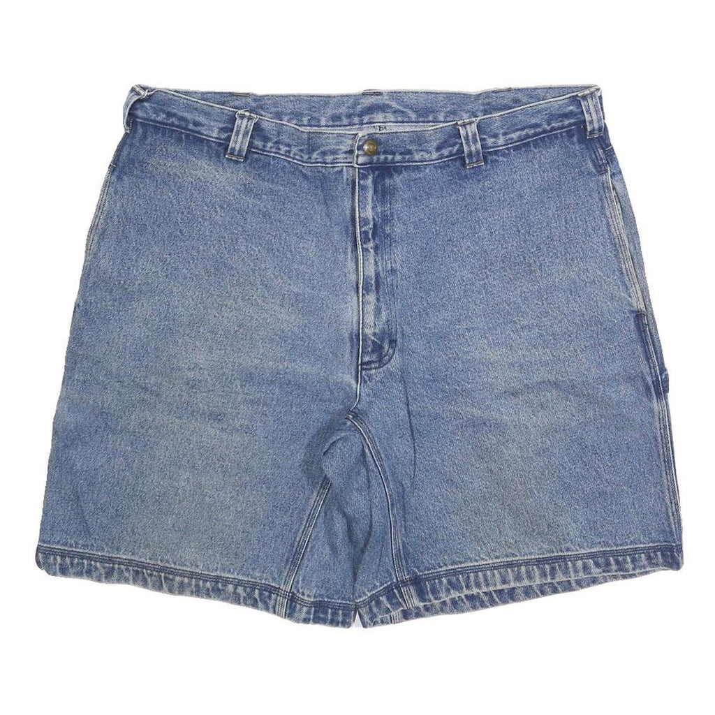 WOOLRICH Womens Denim Blue Casual Shorts XL W38 Cotton Blend Relaxed Fit