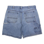 WOOLRICH Womens Denim Blue Casual Shorts XL W38 Cotton Blend Relaxed Fit